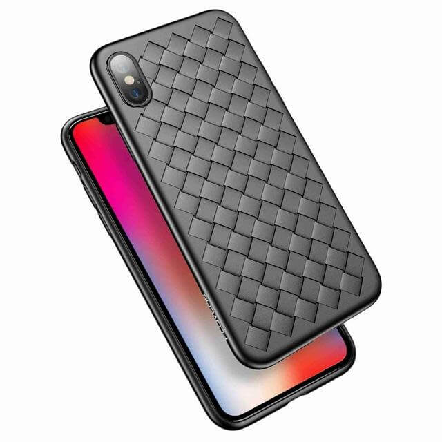 Luxury Ultra Thin Grid Case For Iphone Models - MaviGadget