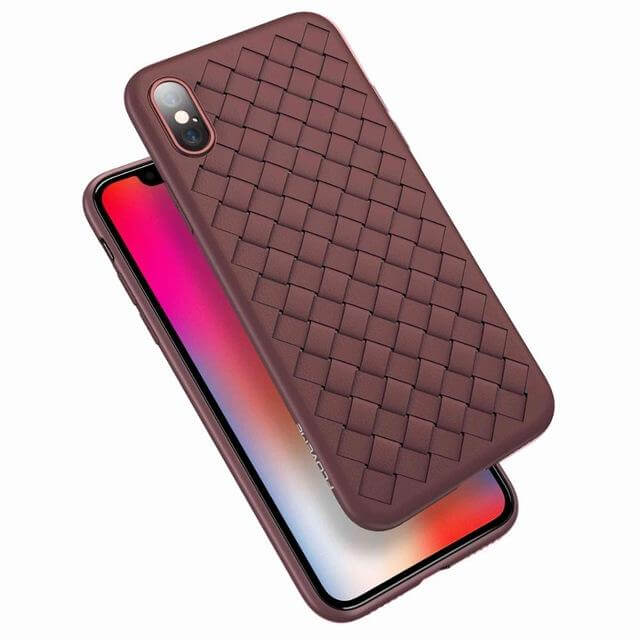 Luxury Ultra Thin Grid Case For Iphone Models - MaviGadget
