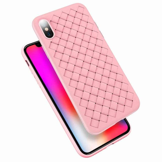Luxury Ultra Thin Grid Case For Iphone Models - MaviGadget