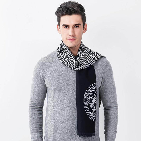 Simple Plaid Scarf Father - MaviGadget