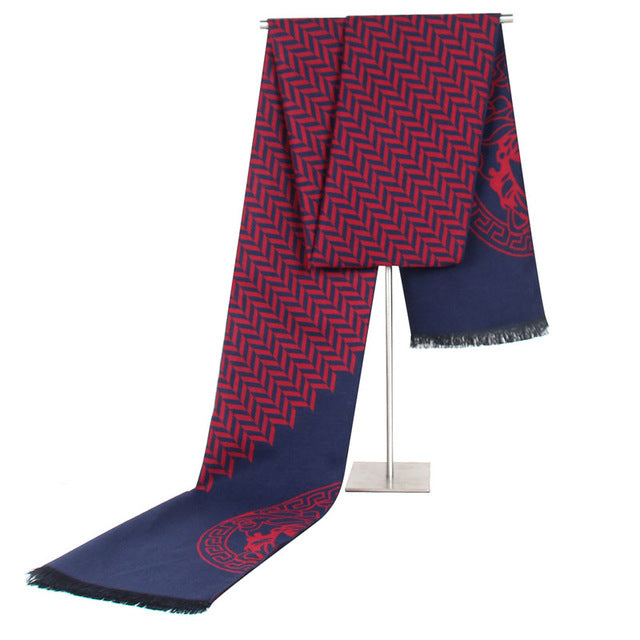 Simple Plaid Scarf Father - MaviGadget