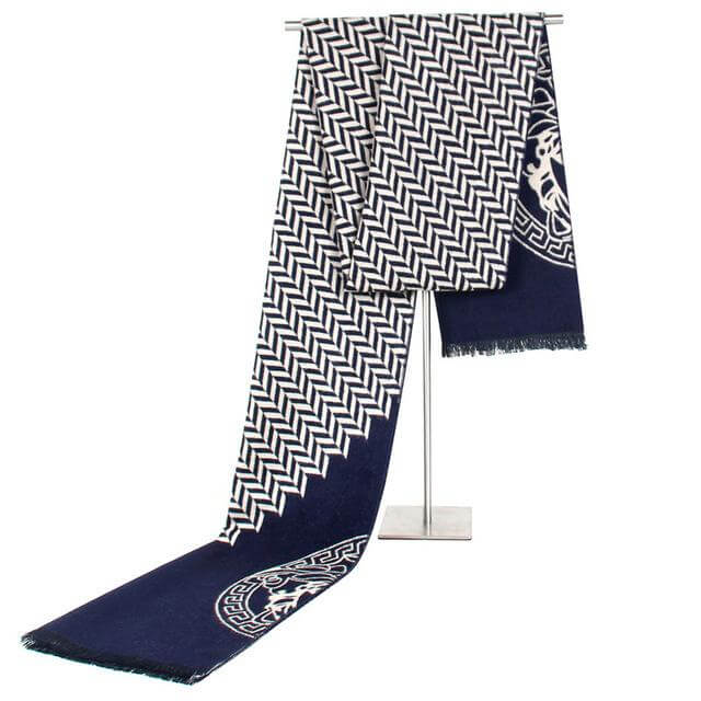 Simple Plaid Scarf Father - MaviGadget