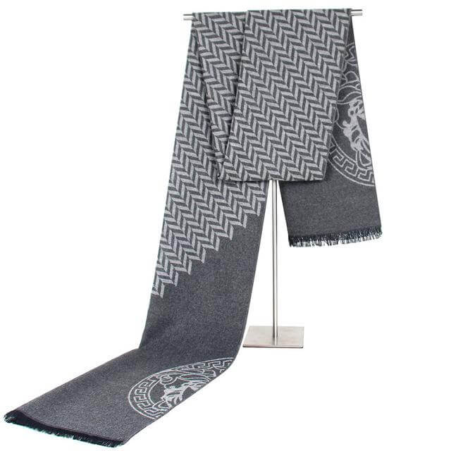 Simple Plaid Scarf Father - MaviGadget