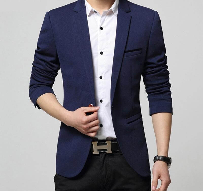 Business Casual Suit Men Blazers - MaviGadget