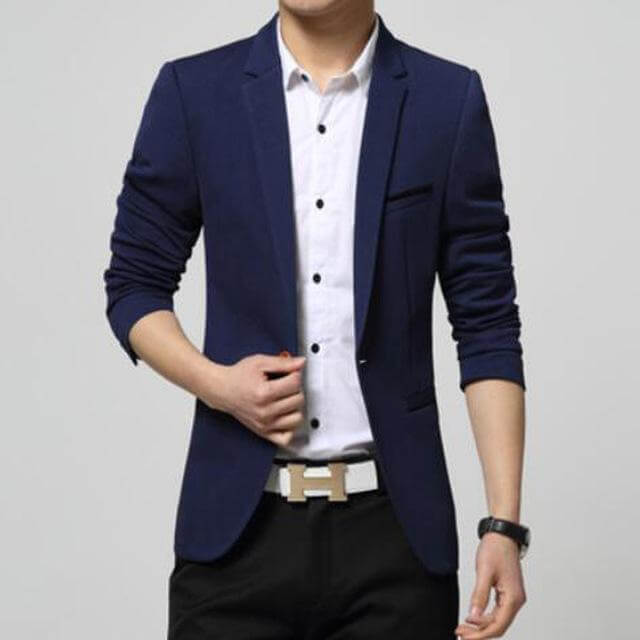 Business Casual Suit Men Blazers - MaviGadget