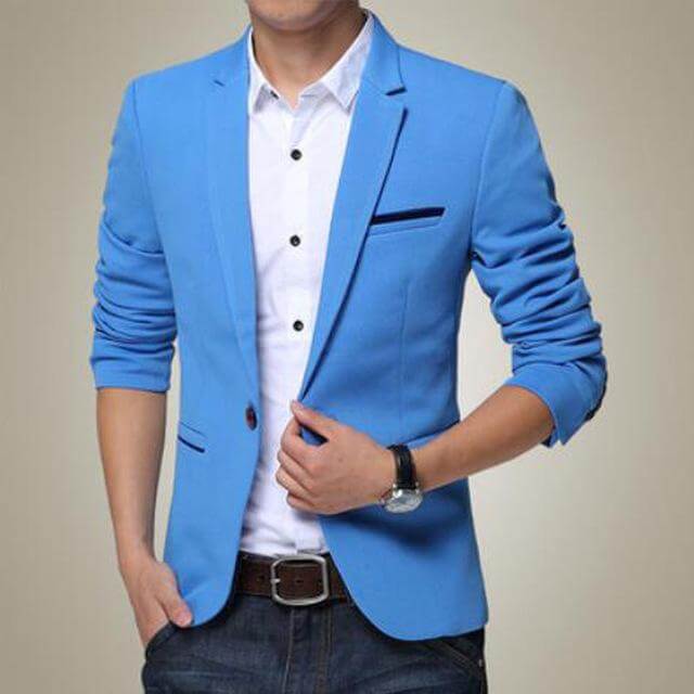 Business Casual Suit Men Blazers - MaviGadget
