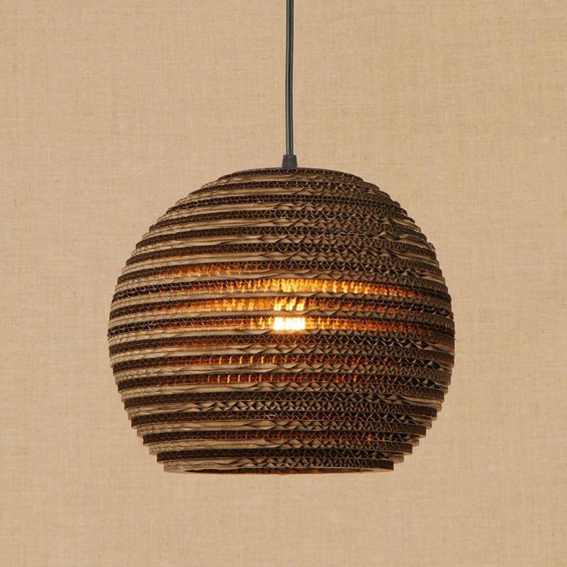 Modern Hanging Pendant LED Origami Paper Shade Lamp - MaviGadget