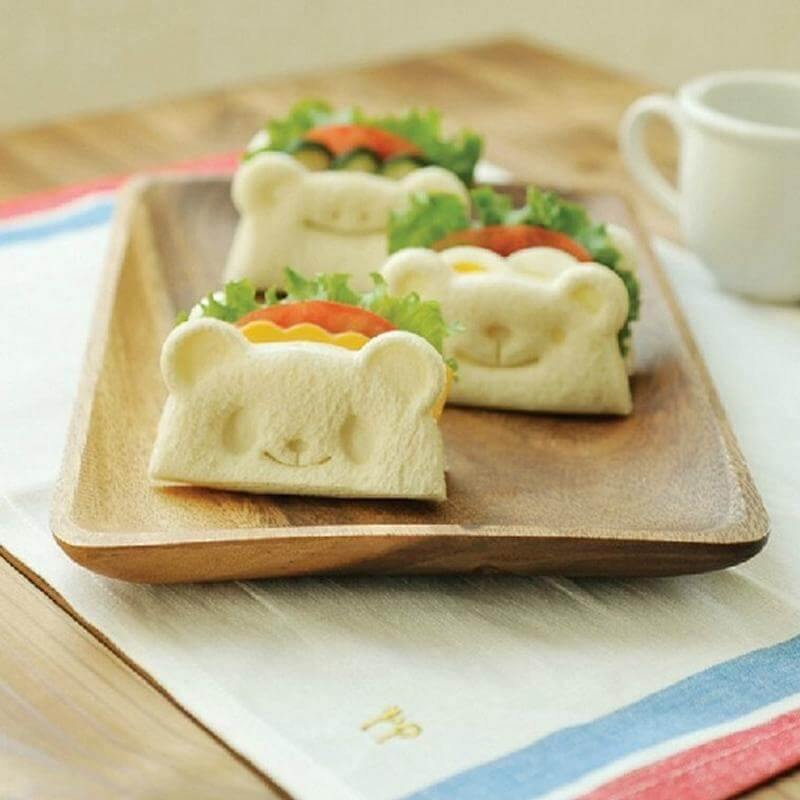 Adorable Bear Face Sandwich Maker - MaviGadget