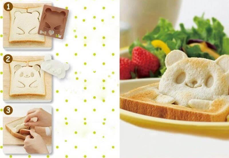 Adorable Bear Face Sandwich Maker - MaviGadget