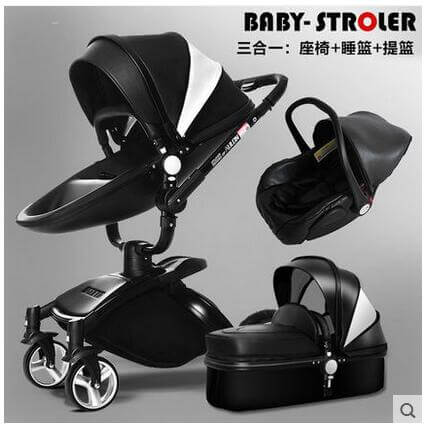 European Luxury Baby Stroller 2 and 3 pcs - MaviGadget