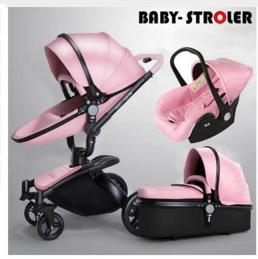 European Luxury Baby Stroller 2 and 3 pcs - MaviGadget