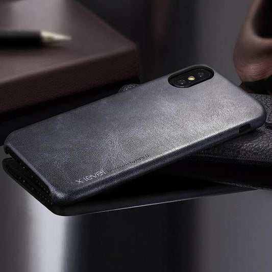 X-Level High Quality Vintage Luxury PU Leather Phone Cases For Apple IPhone X Free Shipping Cover Mobile Phone Accessories Case - MaviGadget