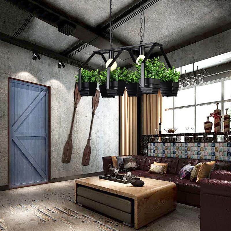 Modern House Plant  with Lighting - MaviGadget