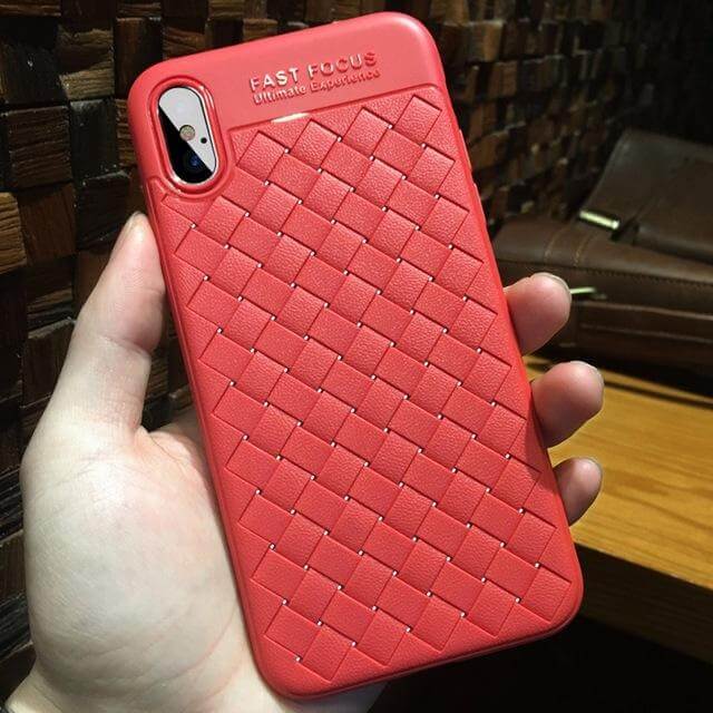 Luxury Ultra Thin Grid Case For Iphone Models - MaviGadget