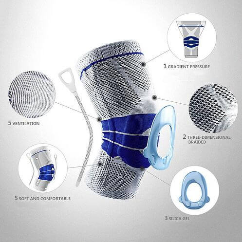 Elastic Knee Support Bracket Adjustable Kneepad - MaviGadget