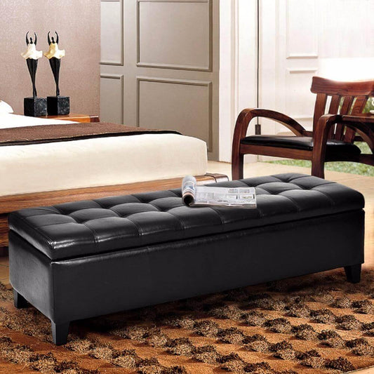 Modern Ottoman Bench Storage - MaviGadget