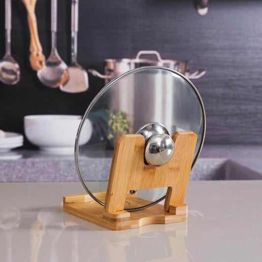 Cutting Board Foldable wooden pot lids holder - MaviGadget
