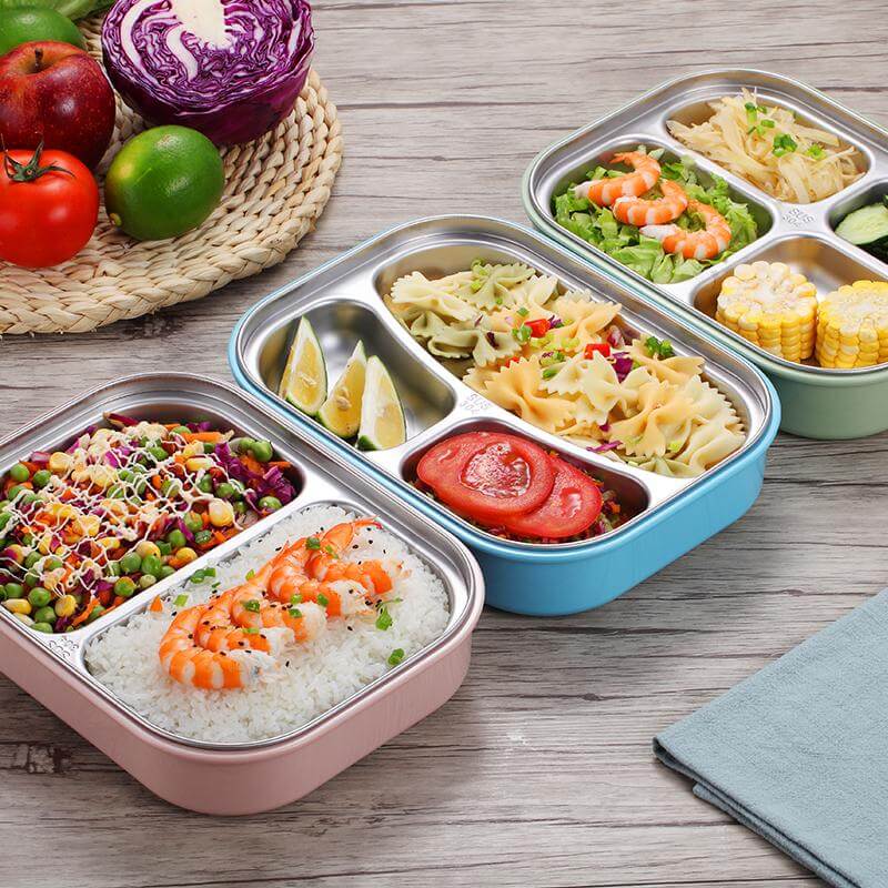 Stainless Steel Japanese Lunch Boxs With Containers - MaviGadget