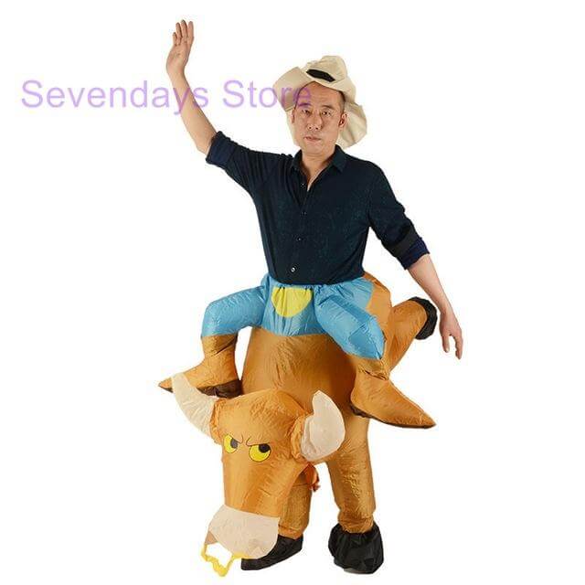 Carnival Inflatable Dinosaur Cowboy and different Costume - MaviGadget