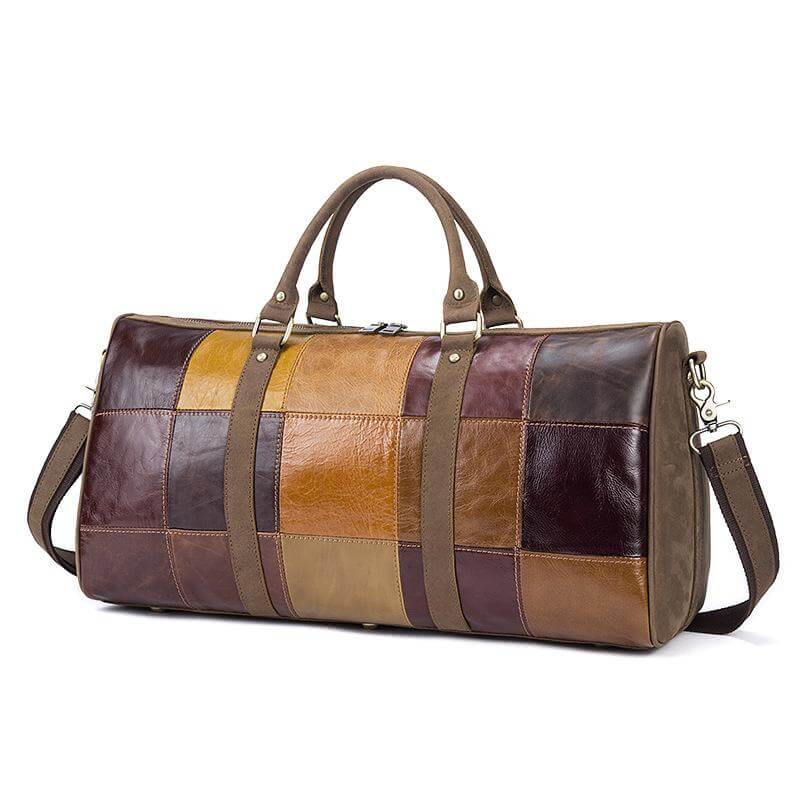 Genuine Leather Vintage High Capacity Travel Bag - MaviGadget