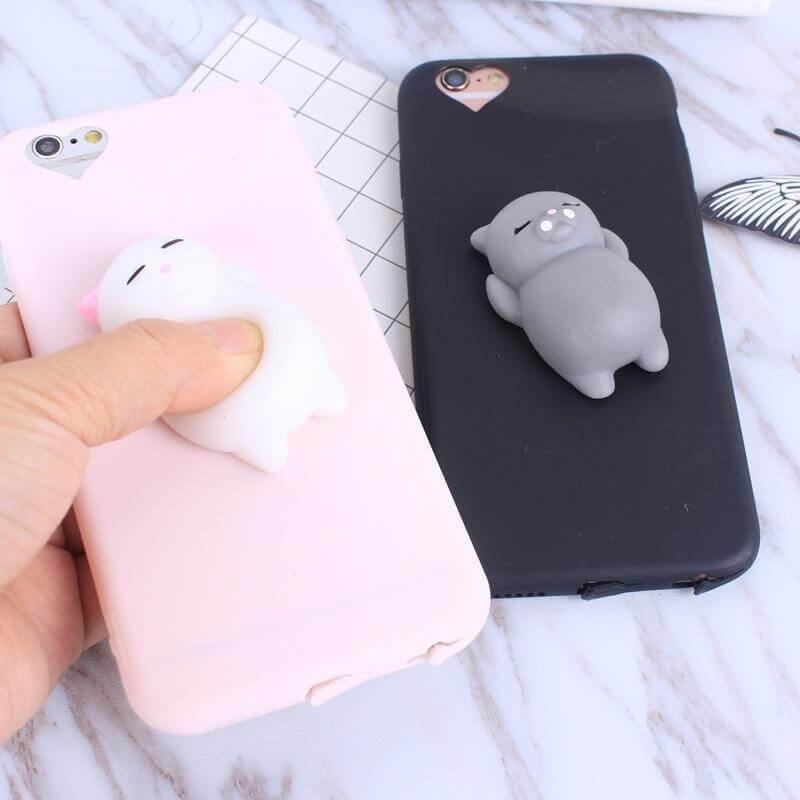 Lazy Cat 3D iPhone Cases - MaviGadget
