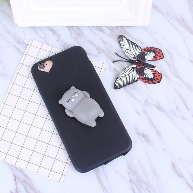 Lazy Cat 3D iPhone Cases - MaviGadget