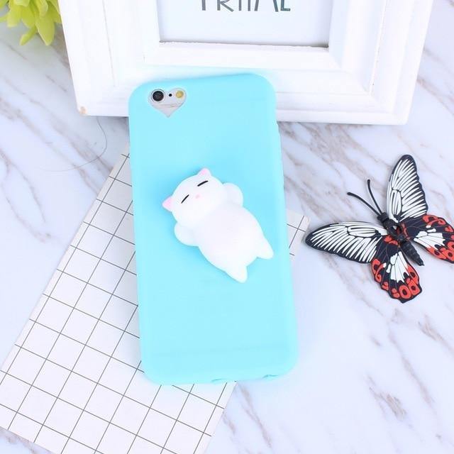 Lazy Cat 3D iPhone Cases - MaviGadget