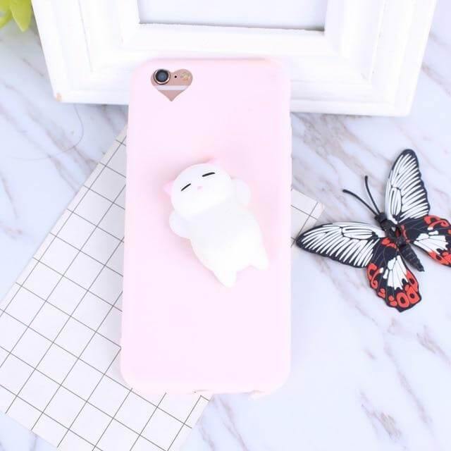 Lazy Cat 3D iPhone Cases - MaviGadget