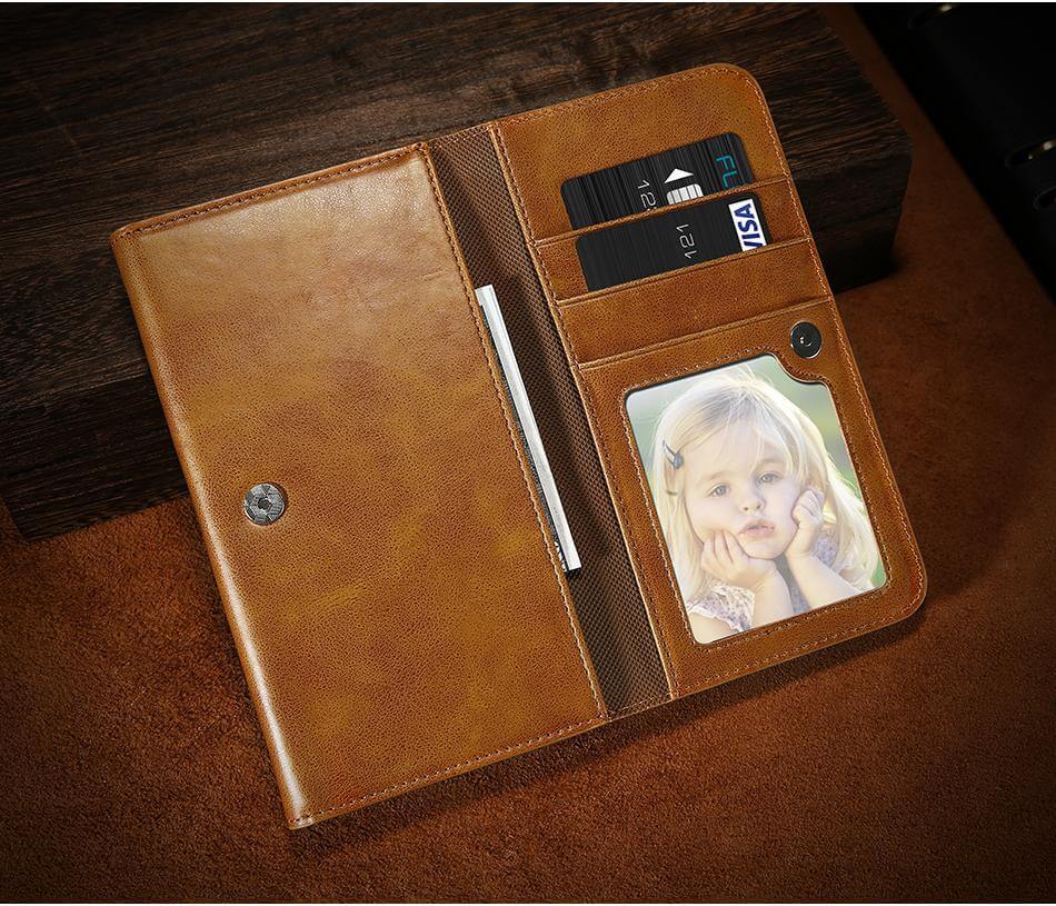 Leather Wallet Case for Iphone Models - MaviGadget