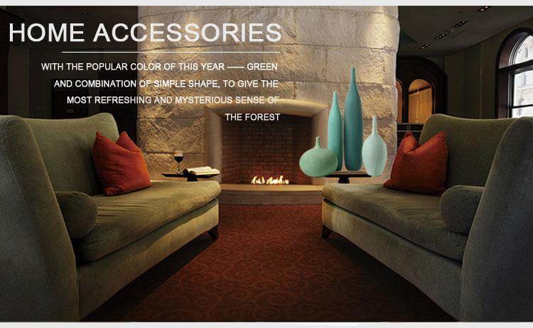 Interior Green Resin Flower Stone Vase for Home Decoration - MaviGadget