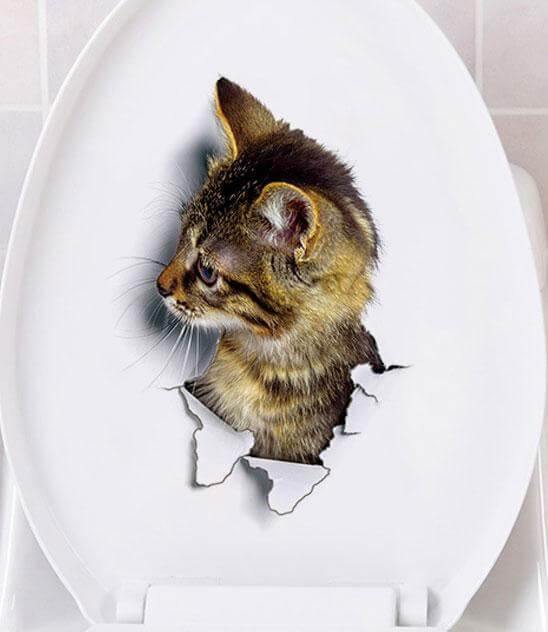 3D  Pet Wall and Bathroom Stickers - MaviGadget