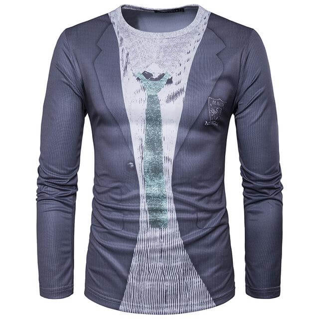 3d Suit T-Shirt - MaviGadget