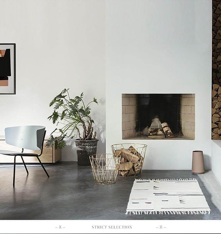 Nordic Art Collection Basket  Chair Table - MaviGadget