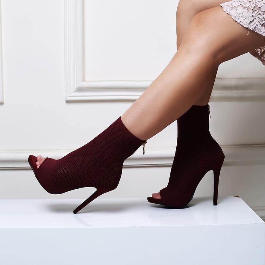 Italian Style Hollow out High Heels Women Shoes - MaviGadget