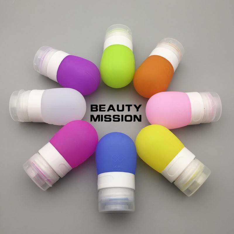 Silicone Travel Lotion Shampoo Bath Container - MaviGadget