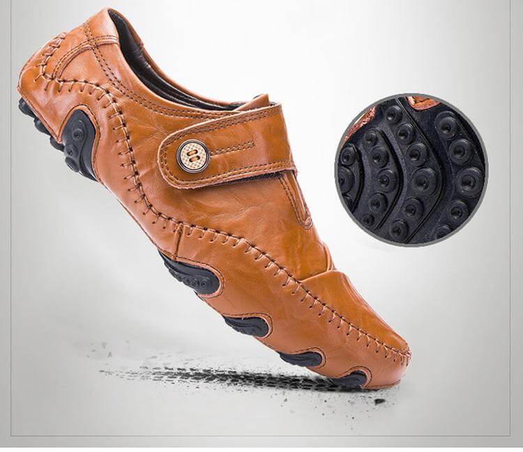 British Style Leather Men's Casual Shoes - MaviGadget