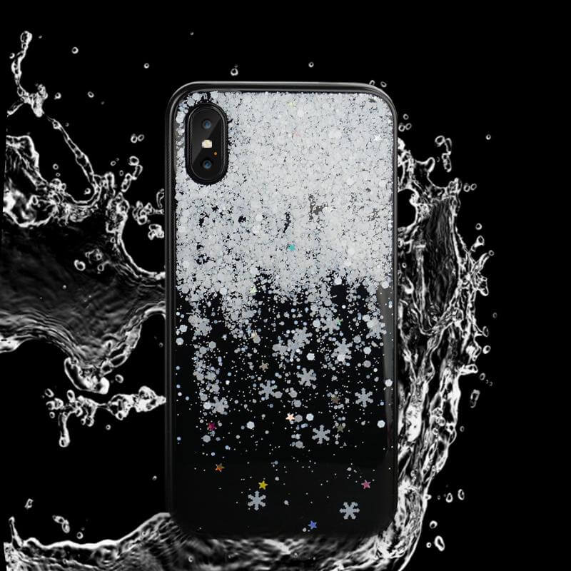 Winter Snowflake Clear Case For iPhone X and Other Models - MaviGadget