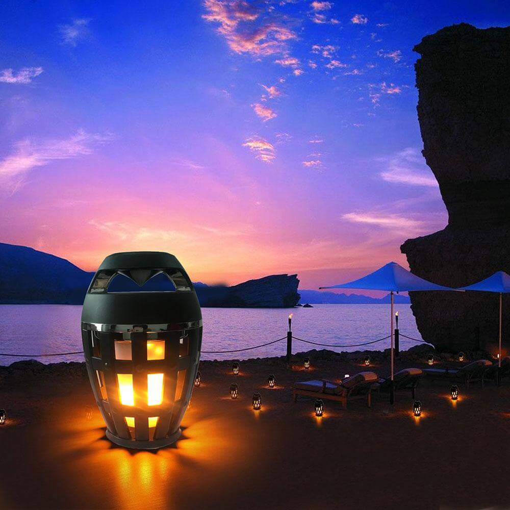 Flame Atmosphere Lamp Light with Bluetooth Speaker - MaviGadget