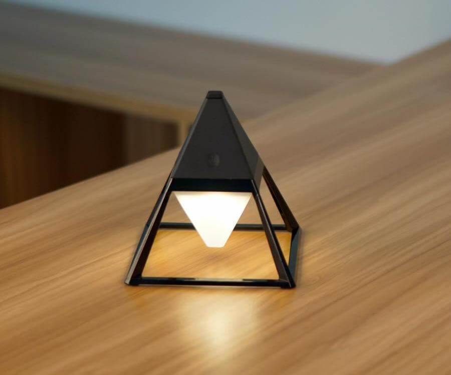 Pyramid Modern Touch Bedroom Lamp Decor - MaviGadget