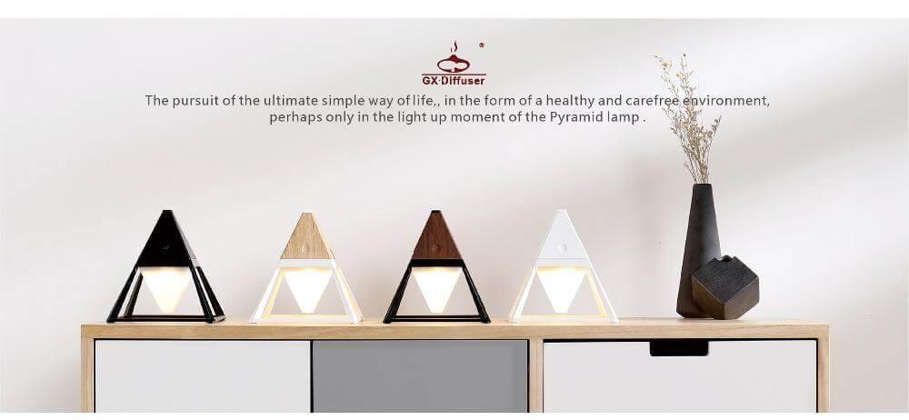 Pyramid Modern Touch Bedroom Lamp Decor - MaviGadget