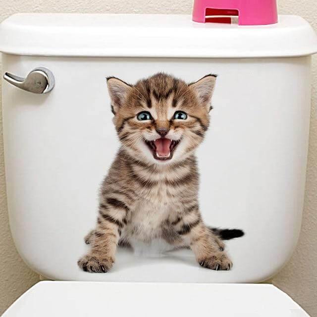 3D  Pet Wall and Bathroom Stickers - MaviGadget