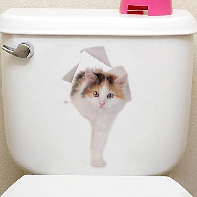 3D  Pet Wall and Bathroom Stickers - MaviGadget