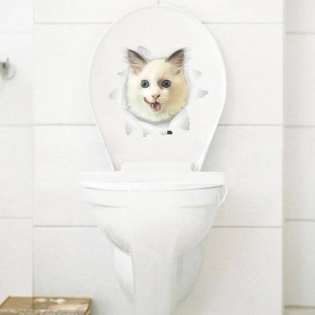 3D  Pet Wall and Bathroom Stickers - MaviGadget