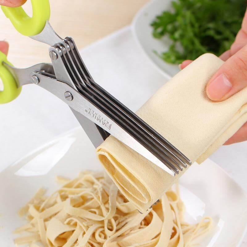 5 Layers Stainless Steel Multifunctional Kitchen Scissors - MaviGadget