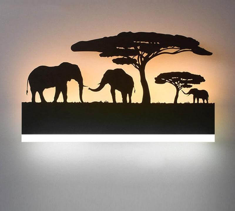 Black Acrylic Creative Modern Led Wall Lights - MaviGadget