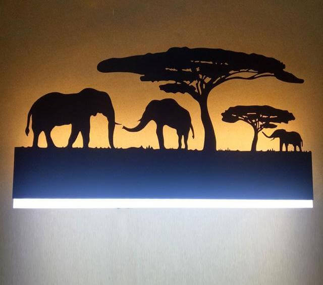Black Acrylic Creative Modern Led Wall Lights - MaviGadget