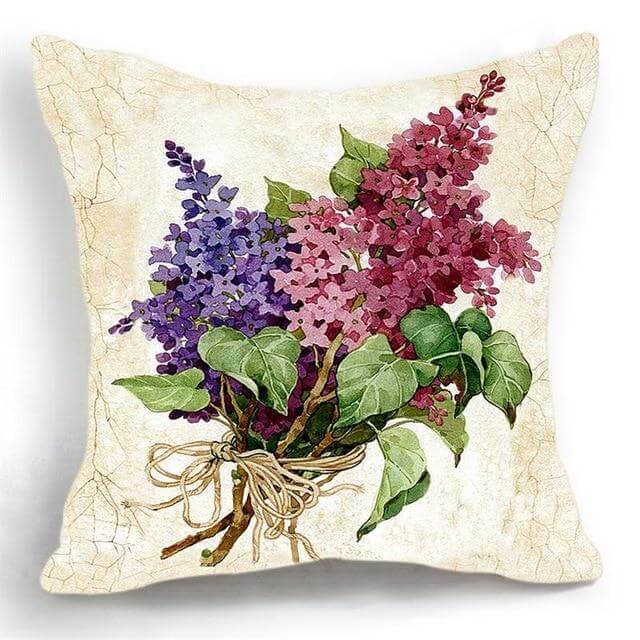 Luxury Flower Vase Cushion Cover Pillowcase - MaviGadget