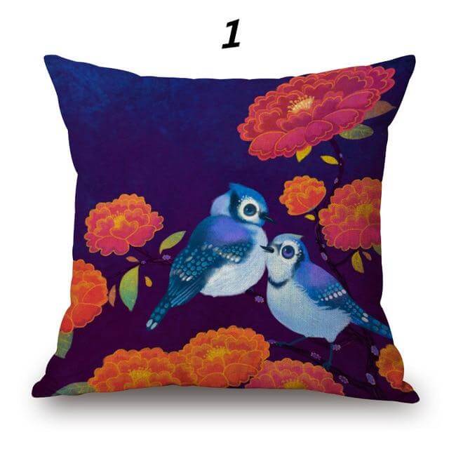 Luxury Flower Vase Cushion Cover Pillowcase - MaviGadget