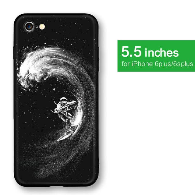 Cool Space Moon Astronaut Iphone Case - MaviGadget