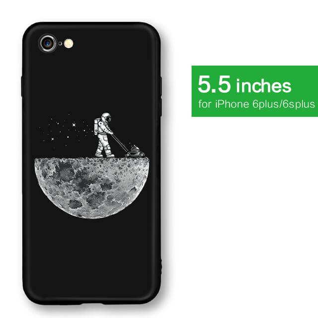 Cool Space Moon Astronaut Iphone Case - MaviGadget